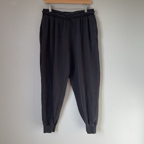 Gymshark Pants - Gymshark Jogger Sweatpants Athletic Lounge Pants Black Women's Size XL